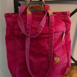 Burgundy Fjällräven Totepack No. 1 Tote Bag